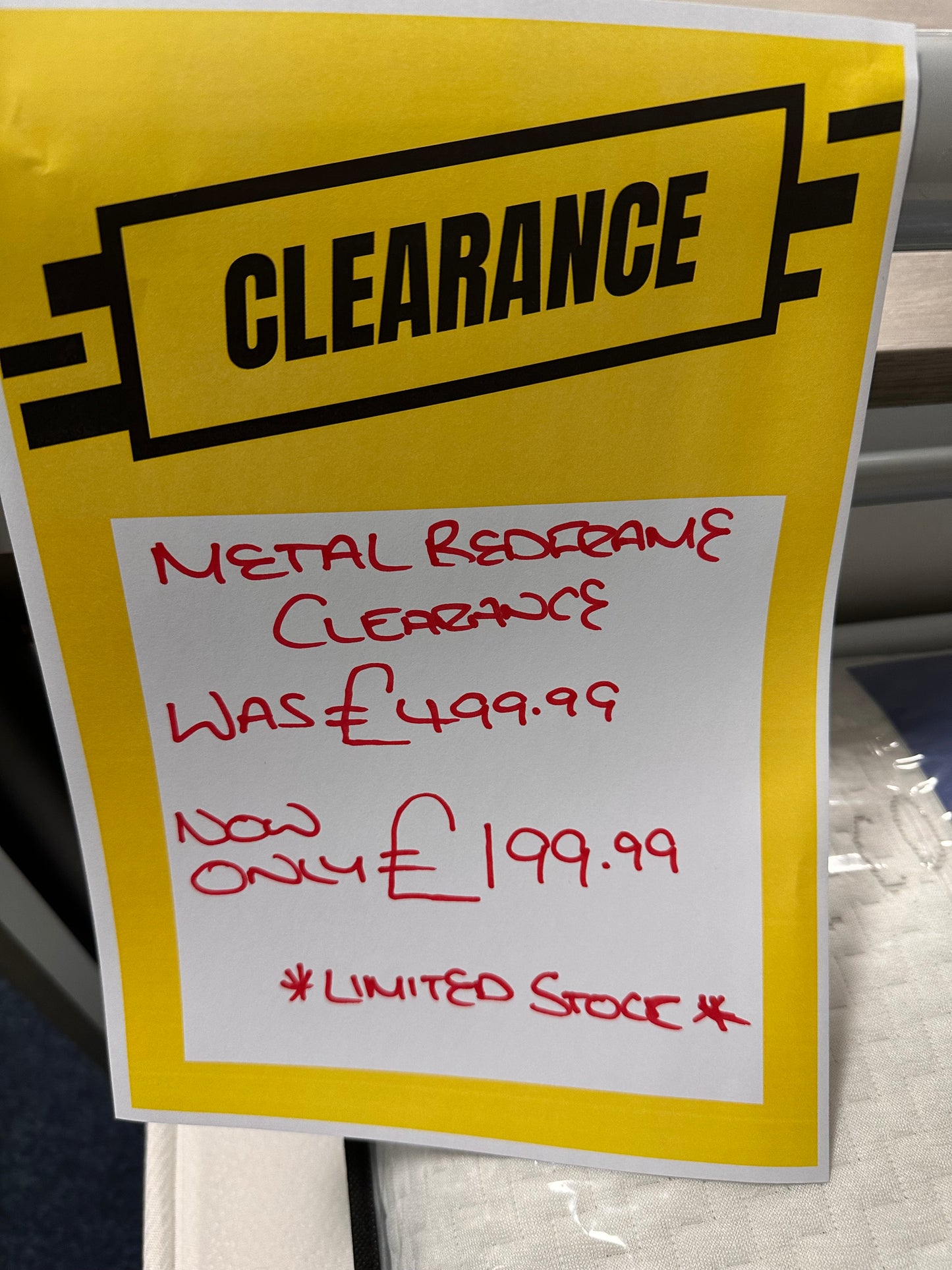Metal Bed Frame - £199.99