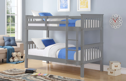 Grey Painted Bunk Beds