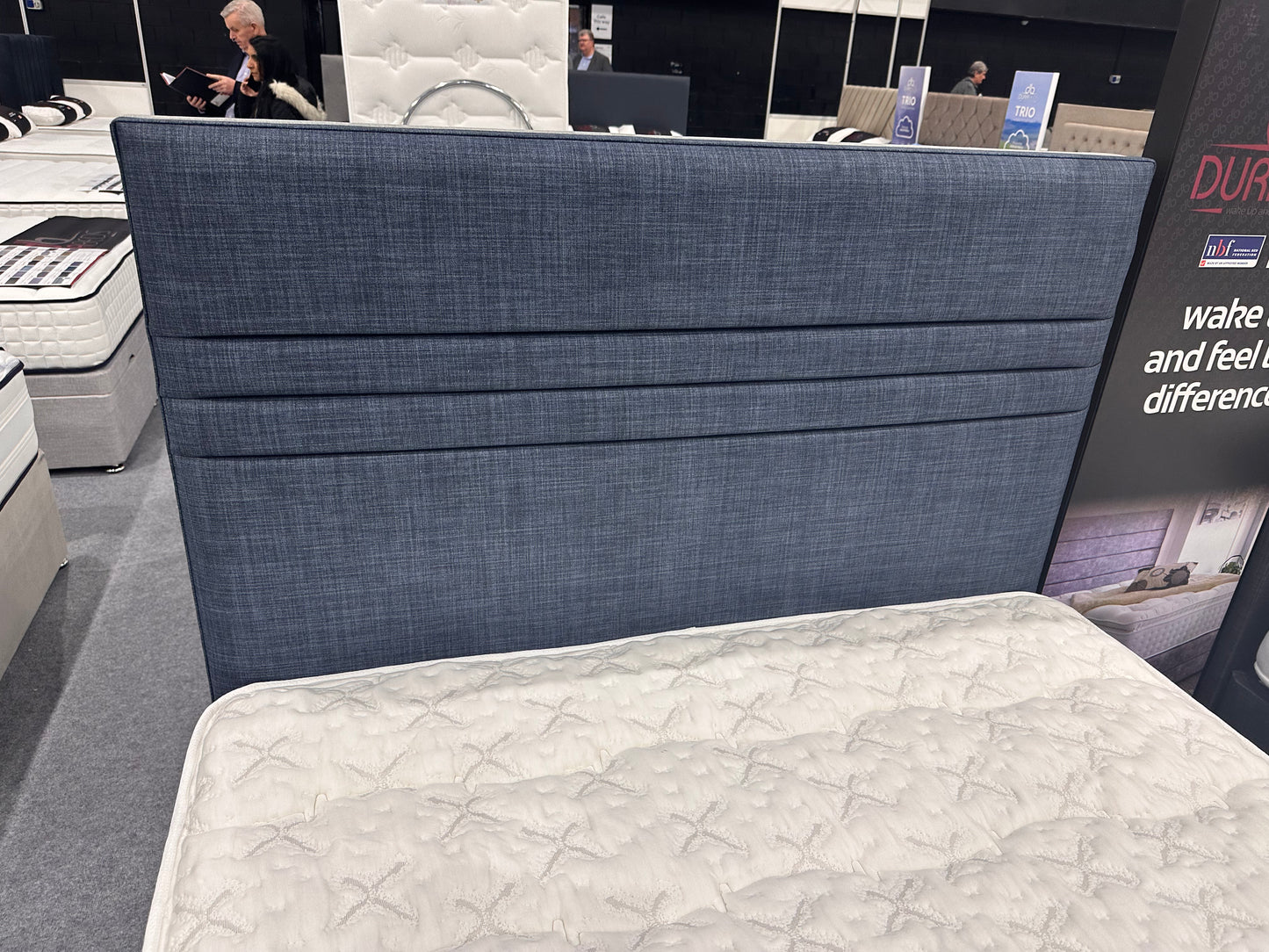 Double Sensacool Divan set with Floorstanding headboard